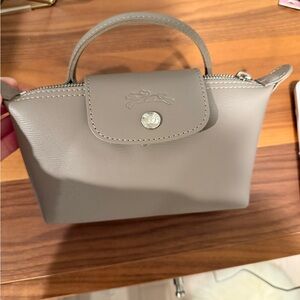 Longchamp Le Pliage City Coated Canvas Mini Pouch